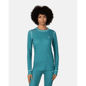 Tricou cu mânecă lungă Kari Traa Fryd LS Women PEACO/PEACOCK