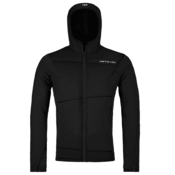 Jachetă Ortovox FLEECE LIGHT HOODY MEN 90201 black raven
