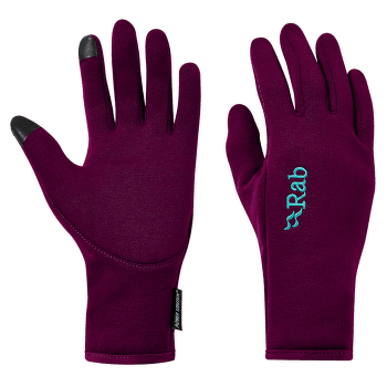 Mănuși Rab Power Stretch Contact Glove Women Berry