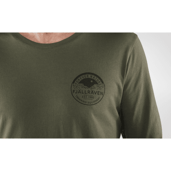Tricou cu mânecă lungă Fjällräven Forever Nature Badge LS T-Shirt Men Buckwheat Brown