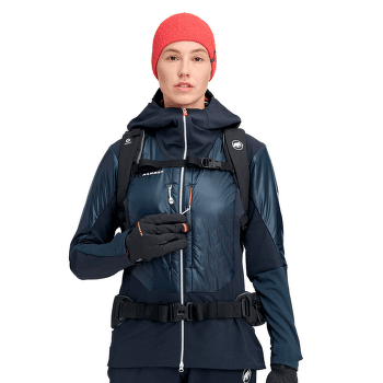 Jachetă Mammut Eisfeld SO Hybrid Hooded Jacket Women azalea