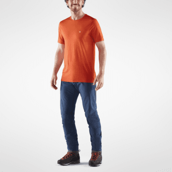 Tricou cu mânecă scurtă Fjällräven Bergtagen Thinwool SS Men Black