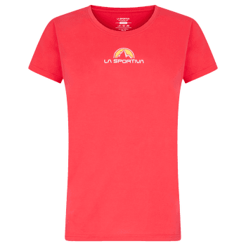 Tricou cu mânecă scurtă La Sportiva FOOTSTEP TEE WOMEN Hibiscus