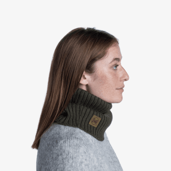Bandă pentru gât Buff Knitted Neckwarmer Norval Graphite NORVAL ORCHID