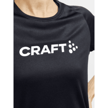 Tricou cu mânecă scurtă Craft CORE Unify Logo Women 999000 Black