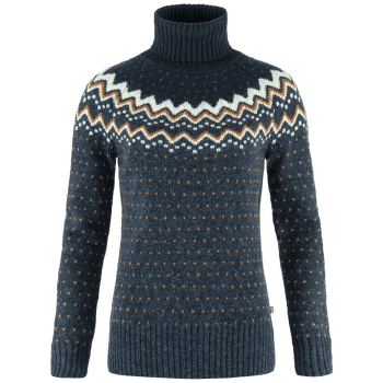 Pulover Fjällräven Övik Knit Roller Neck Women Navy-Dark Navy