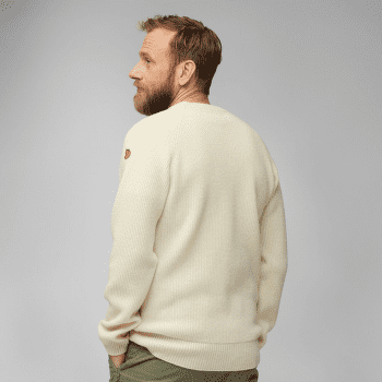 Pulover Fjällräven Övik Rib Sweater Men Chalk White