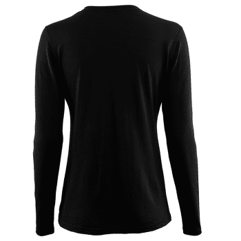 Tricou cu mânecă lungă Aclima LightWool Undershirt Long Sleeve Women Jet Black