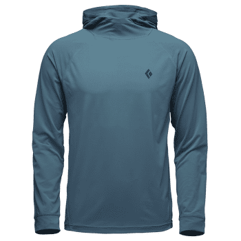 Tricou cu mâneci lungi Black Diamond LS Alpenglow Hoody Men Creek Blue