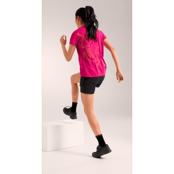 Tricou cu mânecă scurtă Arcteryx Taema Arc´Bird Crew SS Women Black Heather