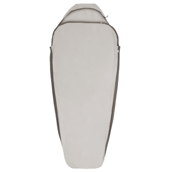 Inserție pentru sac de dormit Sea to Summit Silk Blend Sleeping Bag Liner - Mummy - Compact Moonstruck Grey
