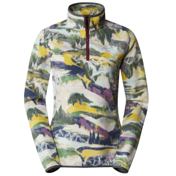 Hanorac The North Face 100 GLACIER PRINTED 1/4 ZIP Women BLACK CURRANT PURPLE TRAIL DREAM PRINT