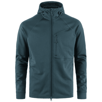 Hanorac Fjällräven Abisko Grid Fleece Hoodie Men Mountain Blue