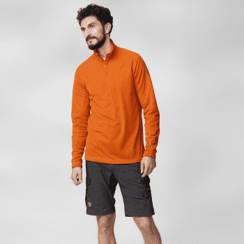 Hanorac Fjällräven Abisko Lite Fleece Half Zip Men Black