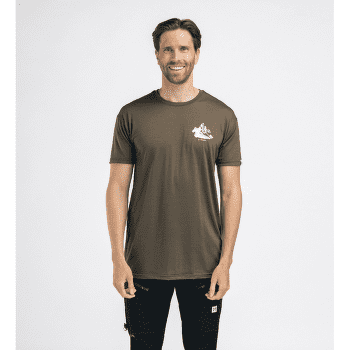 Tricou cu mânecă scurtă Aclima LightWool Tee Mountain Men Jet Black