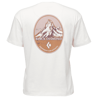 Tricou cu mânecă scurtă Black Diamond Heritage Badge SS Tee Women Off White