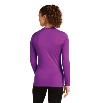 Tricou cu mânecă lungă Icebreaker Merino 200 Oasis LS Crewe Mountain Pulse Women PASSION