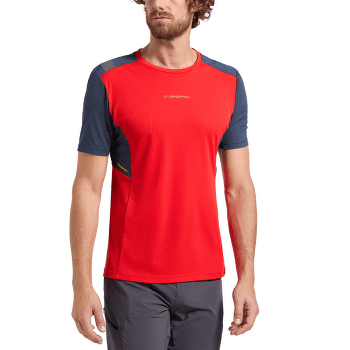 Tricou cu mânecă scurtă La Sportiva RIDGE T-SHIRT Men Night Sky/Mountain Red