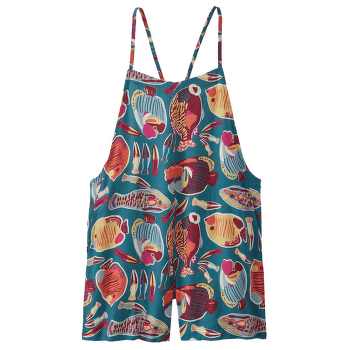 În general Patagonia Tidal Threads Romper Women Wrasse: Wetland Blue
