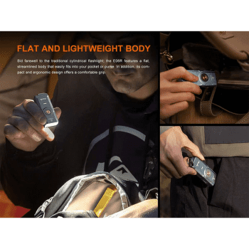 Lanterna Fenix Rechargeable Flashlight E06R Grey