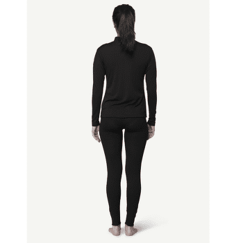 Tricou cu mânecă lungă Devold Breeze Half Zip Neck Women 950A BLACK