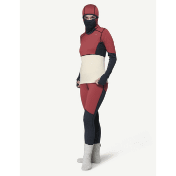 Tricou cu mânecă lungă Devold Expedition Arctic Pro Hoodie Women 753A  MARSALA