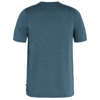 Tricou cu mânecă scurtă Fjällräven Abisko Day Hike SS Men Indigo Blue