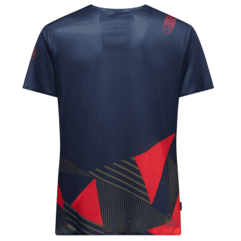 Tricou cu mânecă scurtă La Sportiva COMP T-SHIRT Men Night Sky/Mountain Red