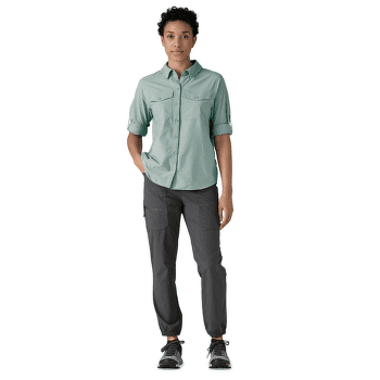 Cămașă cu mânecă lungă Patagonia Long-Sleeved Self Guided Sun Shirt Women Quiet Violet