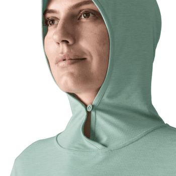 Tricou cu mânecă lungă Patagonia Cap Cool Sun Hoody Women Thermal Blue - Thin Ice X-Dye