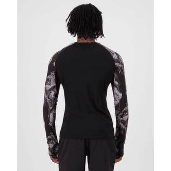 Tricou cu mânecă lungă Mons Royale Temple Merino Long Sleeve Men Rock Camo/Black