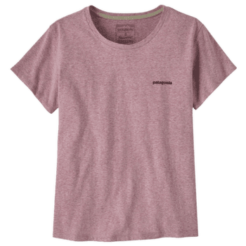 Tricou cu mânecă scurtă Patagonia P-6 Logo Responsibili-Tee Women Quiet Violet