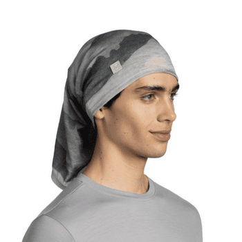 Eșarfă Buff MERINO LIGHTWEIGHT DIGITAL PRINTS ALER GREY