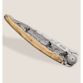 Cuțit Deejo Tattoo olive wood Mountain Bike