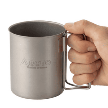 Cană Soto Ultralight Titanium Mug 450 ml