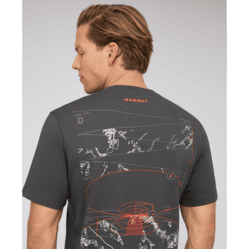 Tricou cu mânecă scurtă Mammut Mammut Base T-Shirt Men Avy white 0243