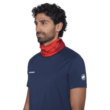 Bandă pentru gât Mammut MAMMUT NECK GAITER LOGO tschiel-nebla