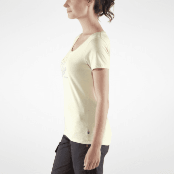 Tricou cu mânecă scurtă Fjällräven Sunrise T-shirt Women Chalk White