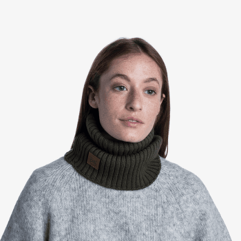Bandă pentru gât Buff Knitted Neckwarmer Norval Graphite NORVAL ORCHID