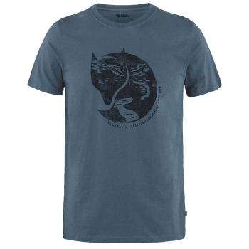 Tricou cu mânecă scurtă Fjällräven Arctic Fox T-Shirt Men Indigo Blue