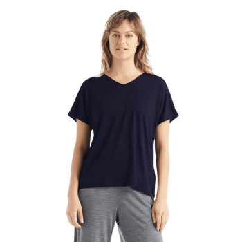Tricou cu mânecă scurtă Icebreaker Drayden Reversible SS Top Midnight Navy