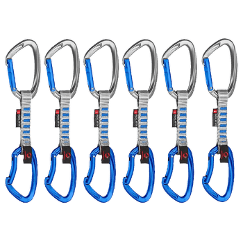 Set expres Mammut Crag Keylock Indicator 6-Pack Quickdraws silver-ultramarine