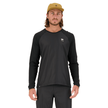 Tricou cu mânecă lungă Mons Royale Tarn Merino Shift Wind Jersey Men Black