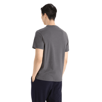 Tricou cu mânecă scurtă Icebreaker Central Classic SS Tee Men GEO BLUE