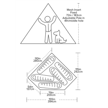 Stat Big Agnes Gold Camp 5 Mesh Inner Tent