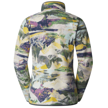 Hanorac The North Face 100 GLACIER PRINTED 1/4 ZIP Women BLACK CURRANT PURPLE TRAIL DREAM PRINT