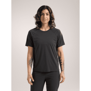 Tricou cu mânecă scurtă Arcteryx Silene Crew SS Women Black Heather