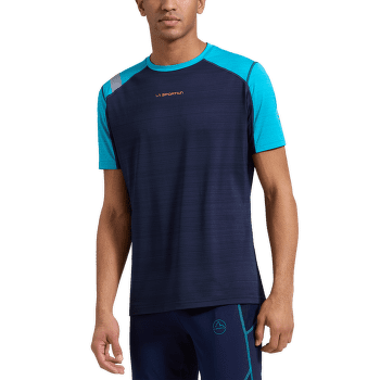 Tricou cu mânecă scurtă La Sportiva SUNFIRE T-SHIRT Men Night Sky/Chalk