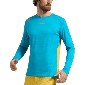 Tricou cu mânecă lungă La Sportiva TOUR LONG SLEEVE Men Carbon/Cherry Tomato