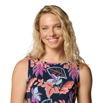 Rochie Columbia Chill River Printed Dress Poppy Red, Botaniflage Tonal 611